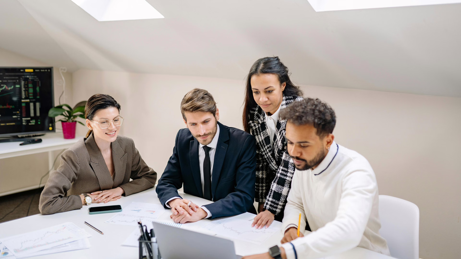 Our team collaborating